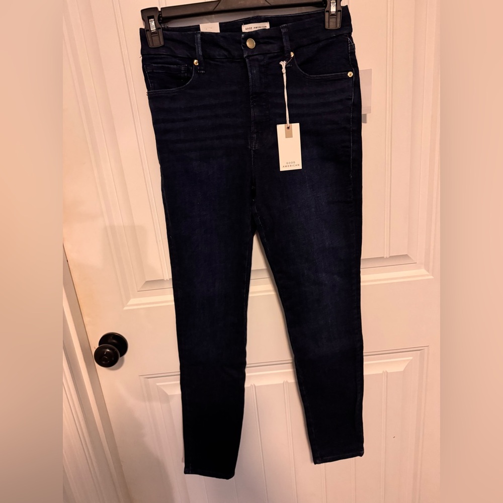 Good American Good Legs Dark Skinny Jeans sz 6